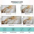thumbnail image 5 of Plush Pillow Covers Luxury Soft Throw Pillow Cases Decorative Bed Sofa Cushion with Zipper 20x26in White and Gold Marble, 5 of 8