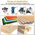 thumbnail image 2 of CSYANXING Flush Trim Router Bit Kit 5 Pieces 1/4” Shank For Laminate Edges AntiKickback Stable Cutting, 2 of 7