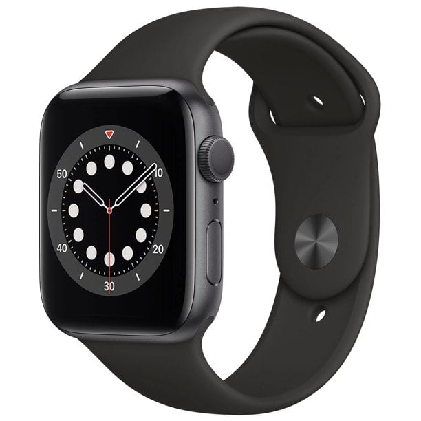 Apple Watch 6　44mm ブラック ステンレス Apple Watch Series 6 GPS 44mm, Space Gray Aluminum, Black Sport