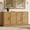 Medium Brown Burl Wood, variant on SICOTAS  59.3" Wide Burluxe Sideboard Buffet Cabinet with 5-Level Shelves, Large Modern Credenza for Living Room, Light Burl Wood Veneer