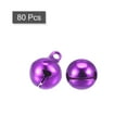thumbnail image 3 of 10mm Small Jingle Bells for Craft DIY Christmas Vacuum Plating Purple 80 Pack, 3 of 5