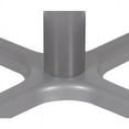 thumbnail image 3 of Via Cafe High 30" Square X-Base Table- White/Grey, 3 of 6