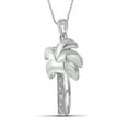 thumbnail image 4 of Silver Chain Necklace for Women – .925 Sterling Silver Tree Necklace with Sparkling Genuine Accent White Diamonds – Chic, Sterling Silver Statement Necklace Gifts by JewelersClub, 4 of 4