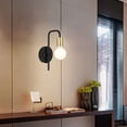 thumbnail image 6 of oshhnii Bedside Wall Mounted Light Fixture Decorative for Bar, Kitchen, Study Rustic Black and Golden, 6 of 9