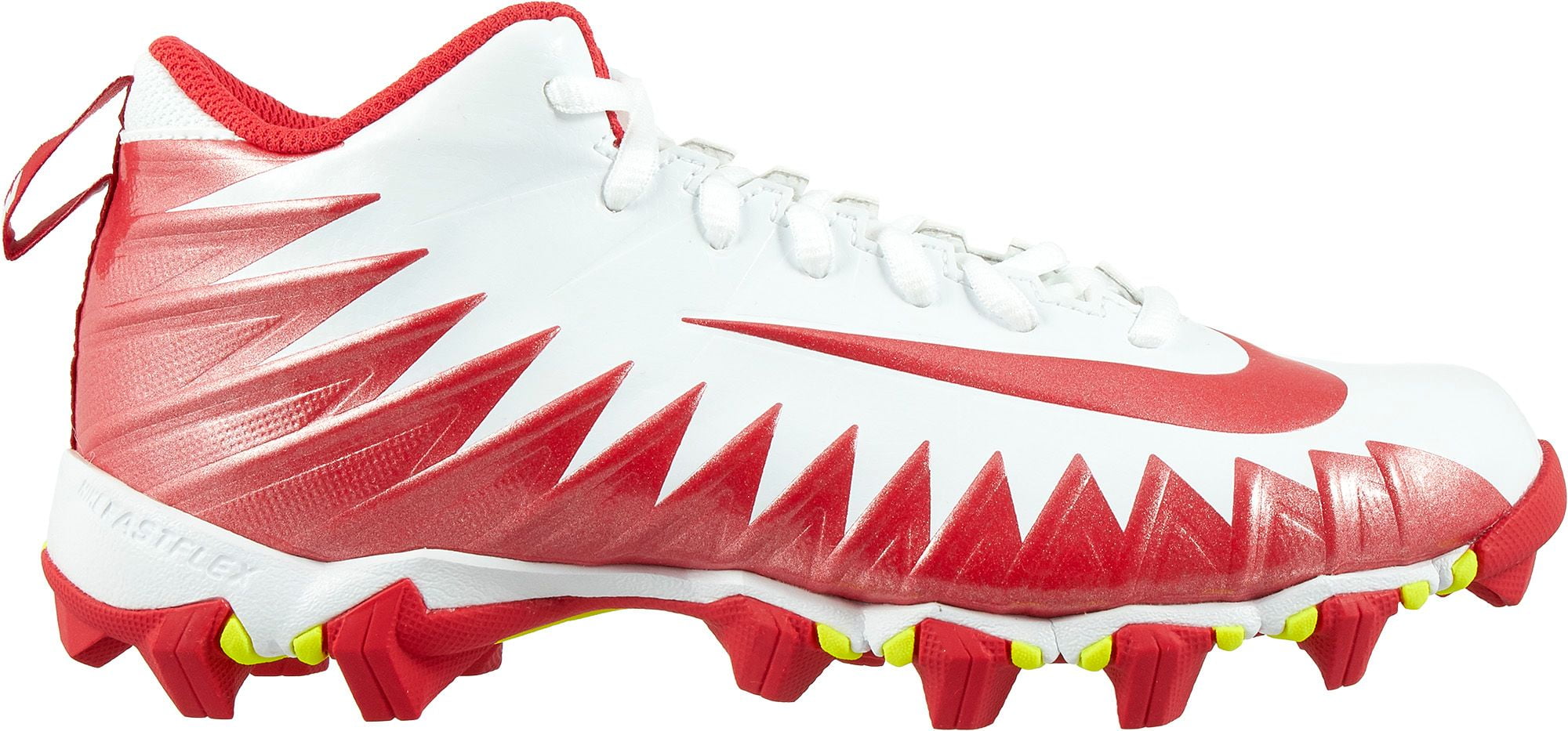 kids red football cleats