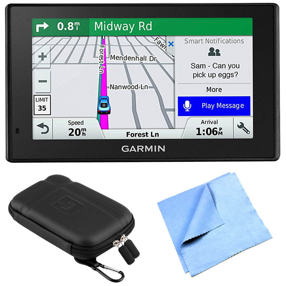 Diverse varer Roux Skorpe Garmin DriveSmart 51 NA LMT-S Advanced Navigation with Smart Features  (010-01680-02) with 5 inch Universal GPS Navigation Protect and Stow Case &  1 Piece Micro Fiber Cloth - Walmart.com
