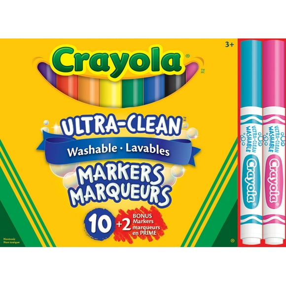 Crayola Marqueurs à trait large Ultra Clean lavables