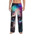 thumbnail image 1 of Balery Modern Abstract Colorful Skull B Pantalones de pijama para hombre, pijama ultraligero, pantalón de descanso-3X-Large, 1 of 6