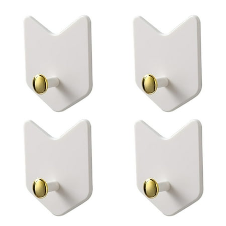 

Cagnkofi 4pcs Strong Sticky Hook Room Decor Aesthetic Bathroom Door Hooks Wall Towel Hangers Adhesive Hook Aesthetic Room Decor Desk Decor Towel Hook Clearance Hooks
