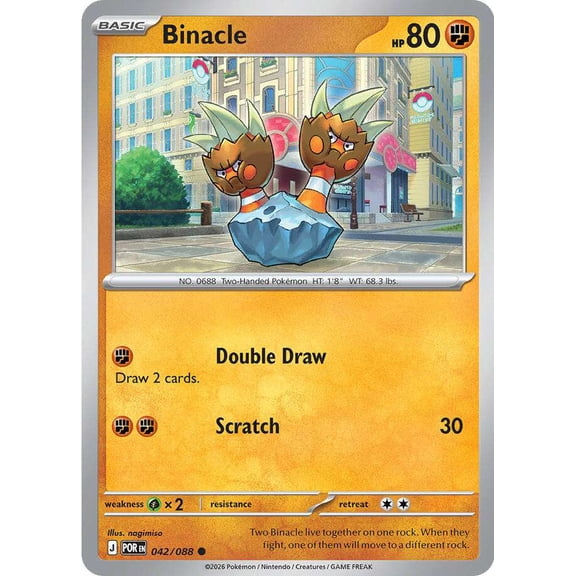 Pokemon ME03: Perfect Order Common Binacle #42