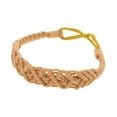 thumbnail image 4 of Unique Bargains 1 Pc Hand-woven Argyle Headbands for Women Brown, 4 of 5