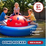 Playland Inflatable Dome Rocker for Kids Ages 5+ | Large 89” Balance Dome Rocker Bouncer with 8 Handles | Fits 3 Children, Heavy-Duty Outdoor Play Equipment for Backyard, 250 Lbs Capacity