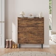 thumbnail image 2 of EDTara Armoire à Chaussures en Bois Rabattable, Organisateur de Rangement à Étagère Réglable avec Design Caché pour Entrée Ou Couloir, 2 of 7