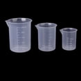 thumbnail image 4 of Moyic 3 unids/set taza de medición PP tazas de medida transparentes con de vertido contenedor de medición suministro de experimento para la Herramientas y accesorios para hornear Moyic HA5433-00B, 4 of 6