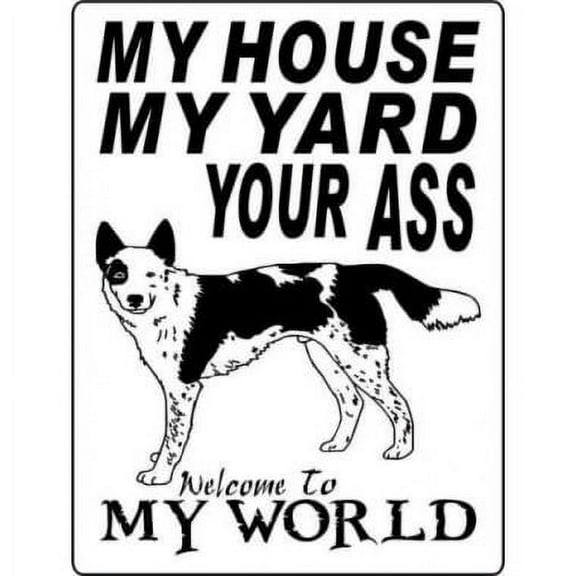 Australian Cattle Dog 9x12 Aluminum Sign, dog sign