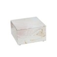 thumbnail image 1 of Sagebrook Home Wood/Glass 5" Marbled Box, Pink, 1 of 2