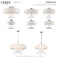 thumbnail image 3 of 52137-91 Livex Lighting Monroe - 4 Light Pendant In Timeless Style-16 Inches Tall and 18 Inches Wide-Brushed Nickel Finish    -Traditional, 3 of 14