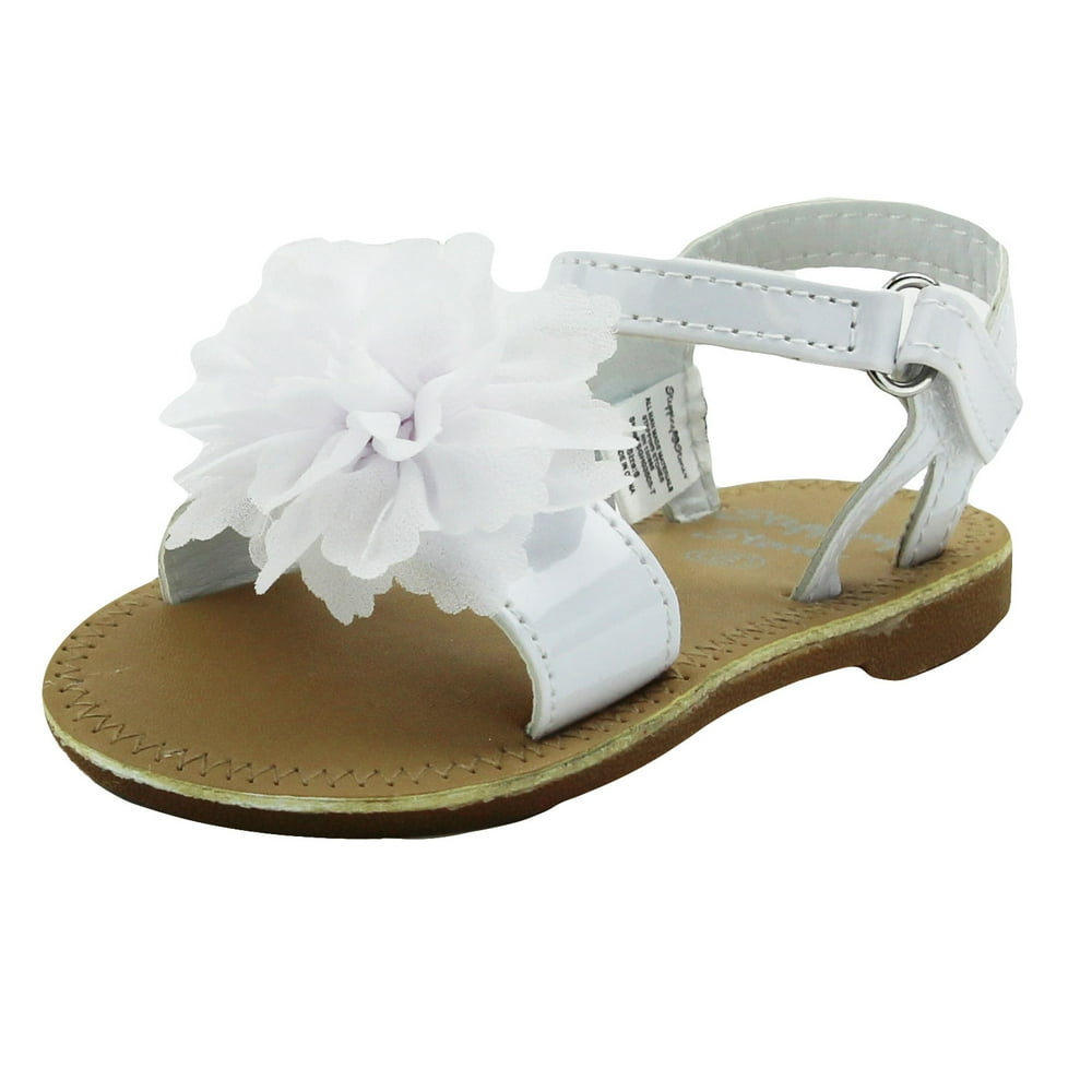 Stepping Stones Stepping Stones Little Girls Gladiator White Sandals