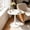 White, variant on PinkSheep Small Round Side Table End Table Accent Table Drink Table for Living Room Bedroom Small Spaces, Black