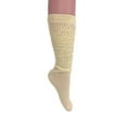 thumbnail image 5 of Lightweight Slouch Knee High Socks 3 Pairs Shoe Size 5-10 (Ecru), 5 of 10