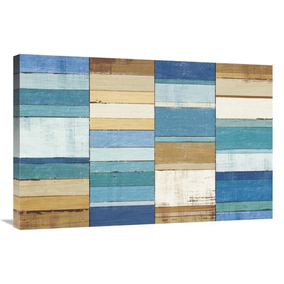 Global Gallery's 'Beachscape I' By Michael Mullan Stretched Canvas Wall Art