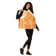 thumbnail image 1 of Rasta Imposta Gingerbread House Halloween Christmas Party Costume, Brown, Adult One Size, R1757-OS, 1 of 5