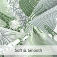 thumbnail image 4 of Beach Ocean Themed Shower Curtain, Sage Green Cute Nautical Coastal Shower Curtains for Bathroom Decor, Summer Tropical Seashell Starfish Coral Fabric Shower Curtain Set with Hooks, 72x72, 4 of 6