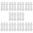 thumbnail image 1 of Miangastore Garden Border Fence Plastic 10Set 7.9X6.7X0.8In Small Pointed Pattern, 1 of 8