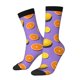 thumbnail image 1 of Balery Yellow Lemon And Orange Calcetas Largas con Estampado para Hombre y Mujer – Suaves y Transpirables, Talla Única (US 5-11), 1 of 6