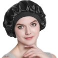 thumbnail image 3 of HSHDLDF Bonnet en Satin Soyeux avec Bande Élastique Premium pour Femmes et Adolescentes, 3 of 6
