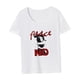 thumbnail image 4 of Camiseta para mujer Ropa de verano Camiseta básica cómoda para acampar Viajes Compras XL, 4 of 7