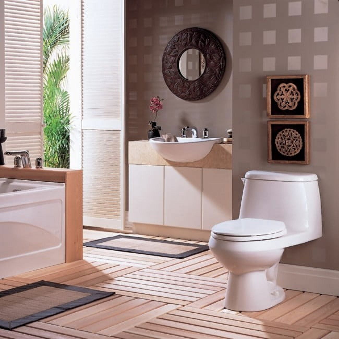 American Standard 9960.403 Mezzo 22" Drop In Fireclay Bathroom Sink - White