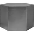 thumbnail image 5 of Meridian Furniture Hexagon Brushed Chrome Modular Coffee Table, 5 of 9
