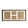 thumbnail image 6 of DecMode 4-Opening 8" x 10" Brown Wall Photo Frame with Wood Frame, 6 of 7