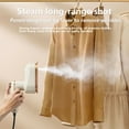 thumbnail image 6 of Portable Handheld Garment Steamer - Foldable, 10 Second Heat Up, Dual Dry/Wet Steam, Leak-Proof Clothes Wrinkle Remover For Travel & Home,White, 6 of 11