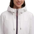 thumbnail image 5 of Tommy Hilfiger Women's Heavyweight Softshell Hooded Jacket (White, X-Large), 5 of 6