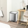 thumbnail image 1 of YUSAZENS 5.3 Gallon Stainless Steel Kitchen Trash Can, 20L Soft-Close Bin with Removable Inner Bucket, 1 of 7