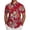03-Brick Red, variant on IWRICH Men's Hawaiian Shirt Short Sleeve Floral Button down Shirts Tropical Summer Beach Shirts Camp Collar Shirt 12-Blue XL