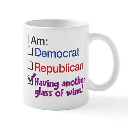 

CafePress - I Am Having Another Glass Of Wine Mug - 11 oz Ceramic Mug - Novelty Coffee Tea Cup