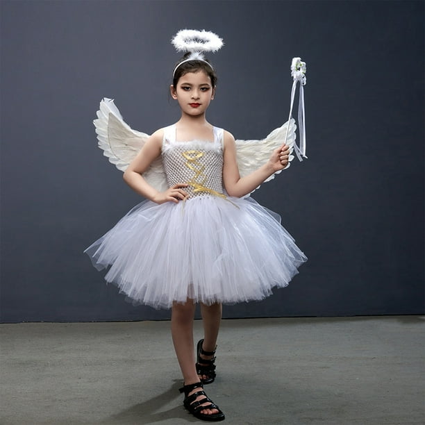 Angel dress for 5 years old girl hotsell