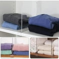 thumbnail image 3 of Hiziwimi 6PCS Clear Acrylic Shelf Dividers, Multifunctional Shelf Separators,  Vertical Purse Organizer for Closet Perfect for Sweater, Shirts, Handbags in Bedroom, 3 of 9