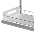 thumbnail image 2 of Cajón de almacenamiento de metal de 2 niveles debajo del fregadero Estante organizador de condimentos para cocina casera, 2 of 6