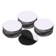 thumbnail image 1 of Uxcell 36 juegos de tiras de gancho y bucle con adhesivo de 2.4" redondas, cinta de gancho y bucle de doble cara, sujetador autoadhesivo de nylon, negro, 1 of 6