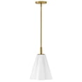 thumbnail image 3 of 83717LCB Lark Honey - 12W 1 LED Small Pendant-14 Inches Tall and 11 Inches Wide-Lacquered Brass Finish, 3 of 12