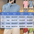 thumbnail image 3 of Fewfanhot Sweatshirt for Women Fashion Sweaters Loose Long Sleeve Pullover Knit Solid Color Drawstring Hooded, 3 of 6