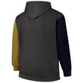thumbnail image 3 of Men's Fanatics Charcoal Notre Dame Fighting Irish Big & Tall Contrast Sleeves Pullover Hoodie, 3 of 3