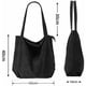thumbnail image 2 of Sac Cabas Femme Grand Format en Velours Côtelé, Sac a Main Femme, Grand Sac de Plage Femme avec Zip, The Tote Bag pour le Travail, le Camping, les Voyages, le Shopping, l'école, 2 of 5