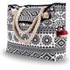 thumbnail image 1 of Oversized Waterproof Canvas Beach Bag With 4 Inner Pockets For Travel, Gym, Swimming And Beach Vacations, 1 of 2