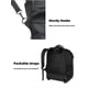 thumbnail image 2 of Mochila con ruedas MATEIN para portátil universitario de 18 pulgadas negra, 2 of 9