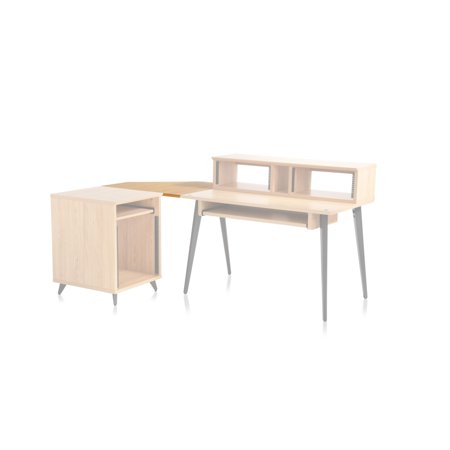 UPC: 0716408556499 | FrameworksElite Furniture Series Corner Desk Section in Natural Maple Matte Finish